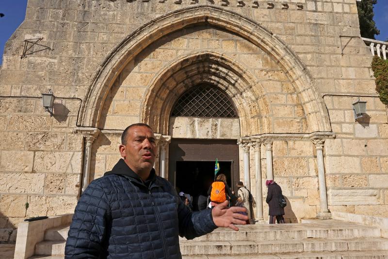 Bilal Abu Nab a fost unul dintre martorii incidentului, Foto: Hazem Bader / AFP / Profimedia Images