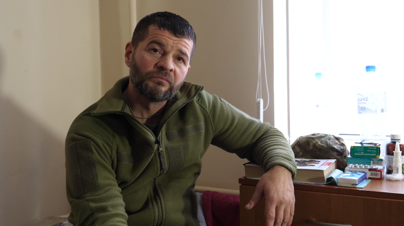 Moldoveanul Sergiu Pănuș din Legiunea internațională din Ucraina, Foto: Adi Iacob/ HotNews.ro