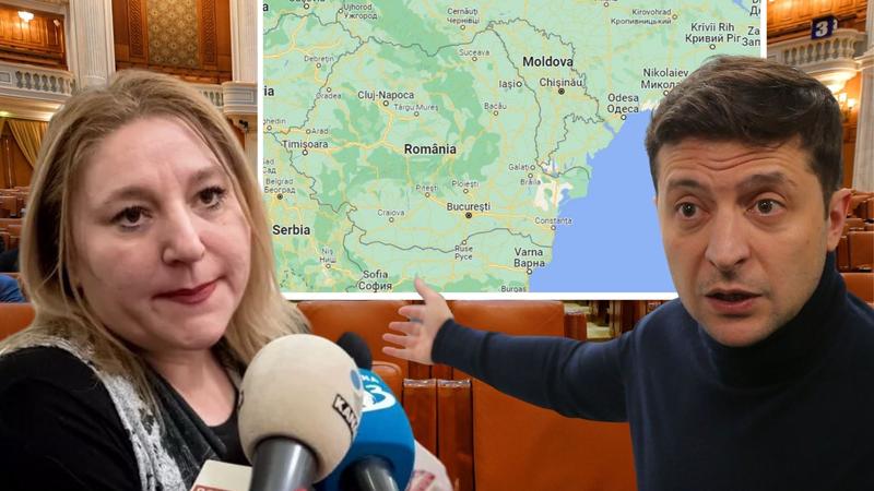 Diana Șoșoacă cere anexarea de către România a unor teritorii din Ucraina, Foto: fanatik.ro