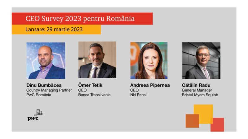 Lansarea raportului PwC România CEO Survey, Foto: PwC România