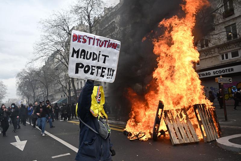 Proteste in Franta, Paris, Foto: Emmanuel DUNAND / AFP / Profimedia