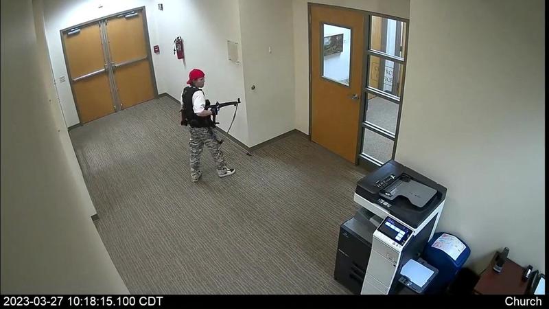 Atacatoarea de la școla din Nashville, imagini de pe camerele de supraveghere, Foto: AA/ABACA / Abaca Press / Profimedia