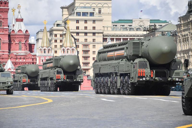 Lansatoare de rachete intercontinentale Yars la parada militară rusă din 2022, Foto: Russian Look Ltd. / Alamy / Alamy / Profimedia