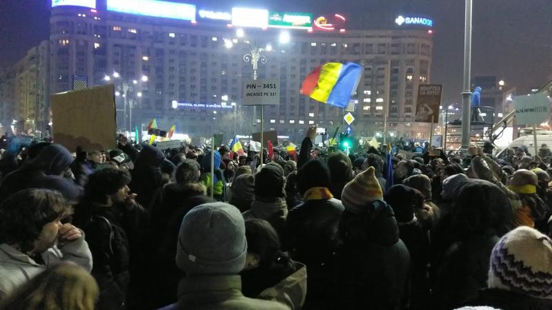 Proteste față de OUG 13, Foto: HotNews.ro / Victor Cozmei
