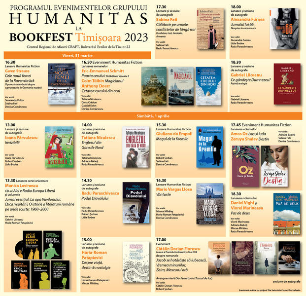 Humanitas la Bookfest Timisoara 2023, Foto: Humanitas