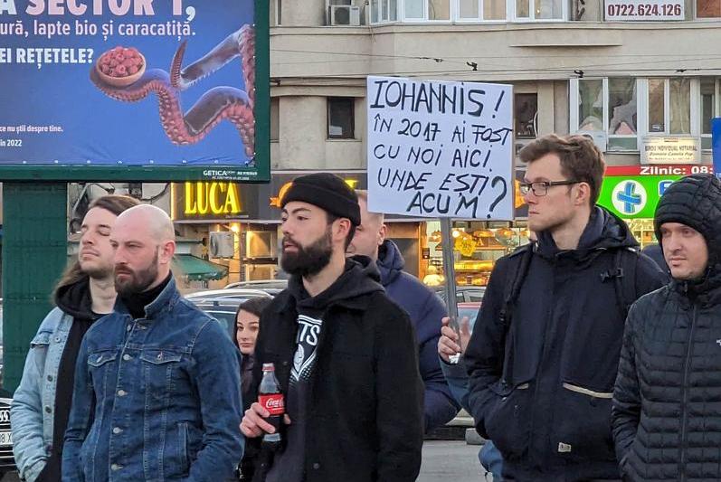 Protestatari, Foto: Hotnews / Victor Cozmei