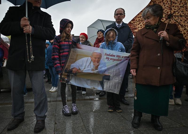 Marș în Polonia pentru apărarea reputației Papei Ioan Paul al II-lea , Foto: AA/ABACA / Abaca Press / Profimedia