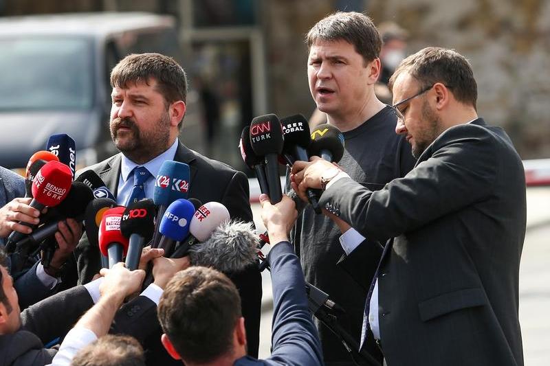 Mykhailo Podolyak, consilierul președintelui Zelenski, Foto: Emrah Gurel / AP / Profimedia