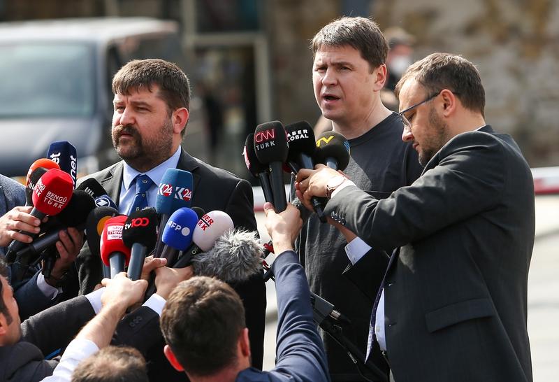 Mykhailo Podolyak, consilierul președintelui Zelenski, Foto: Emrah Gurel / AP / Profimedia