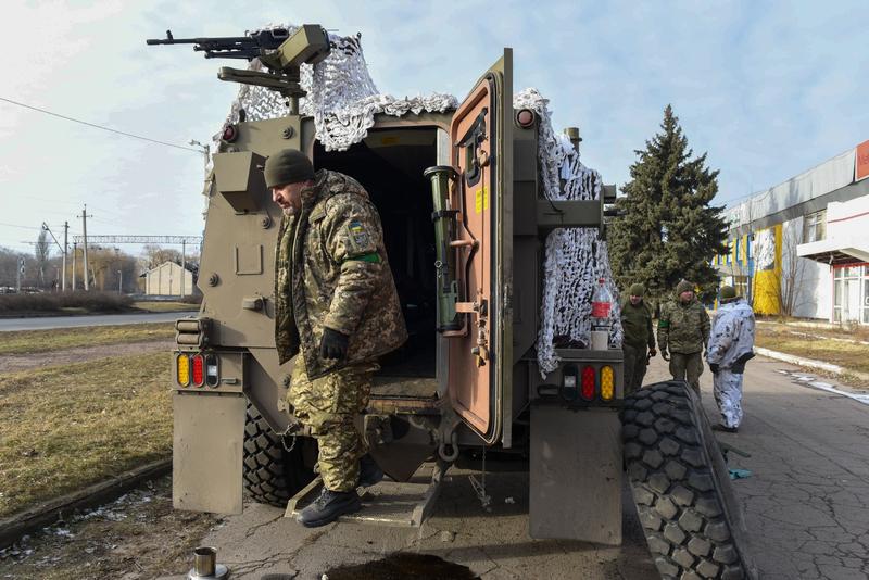 Soldati ucraineni intr-o localitate din apropierea orasului Bahmut, Foto: Kuba / Zuma Press / Profimedia Images