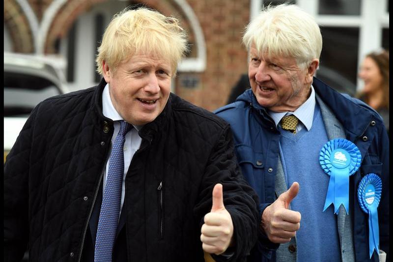 Boris Johnson si tatal sau Stanley, Foto: Andrew Parsons / Zuma Press / Profimedia Images