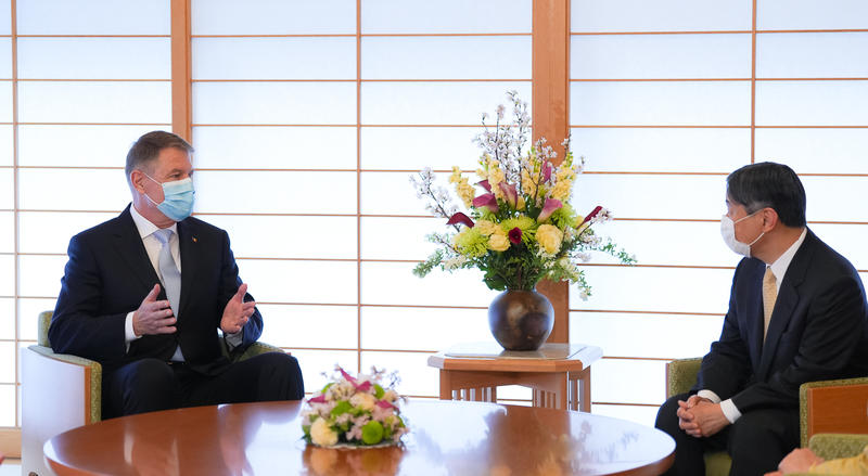 Klaus Iohannis, primit de împăratul japonez Naruhito, Foto: Presidency.ro