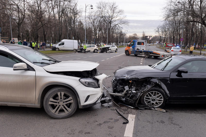 Accident în București, Foto: Inquam Photos / Eduard Vînătoru