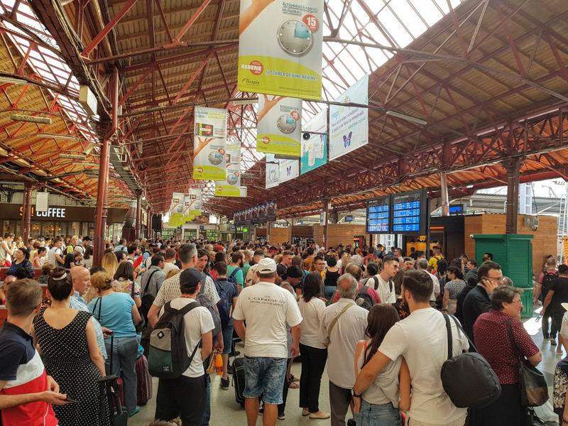 Aglomeratie mare in Gara de Nord, Foto: Vlad Barza / HotNews.ro