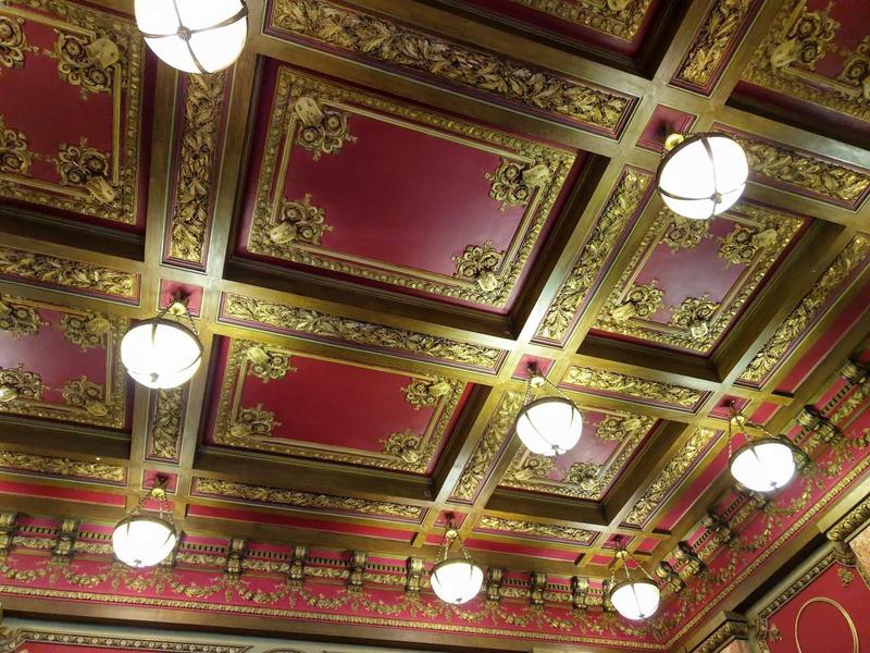Tavanul Salonului Regal din Gara de Nord, Foto: Vlad Barza / HotNews.ro