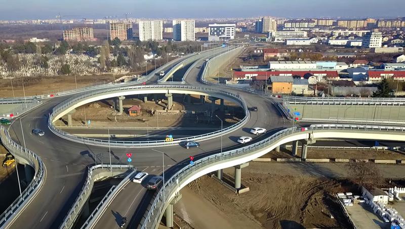 Pasajul Domnesti si zona Prelungirea Ghencea, Foto: Captura YouTube