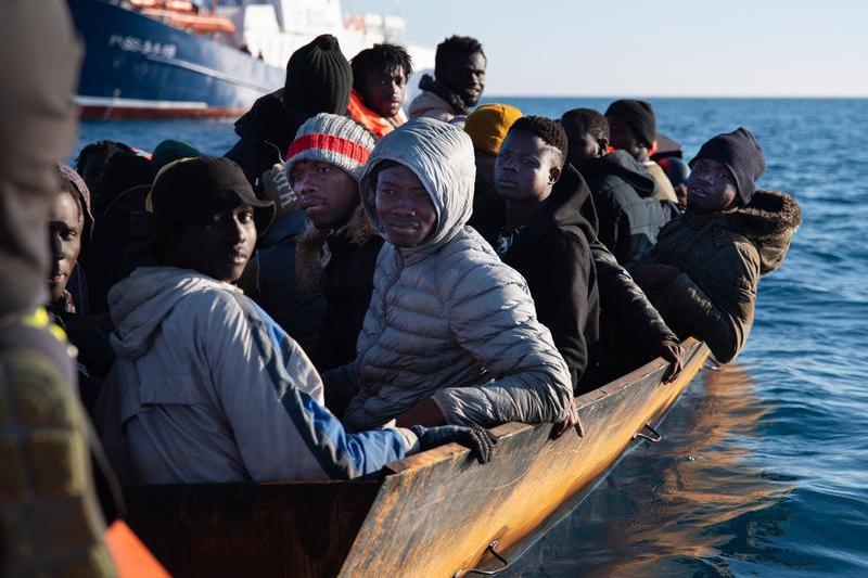 Multi dintre migrantii salvati in Mediterana ajung in Lampedusa, Foto: Ximena Borrazas/SOPA Images / Shutterstock Editorial / Profimedia