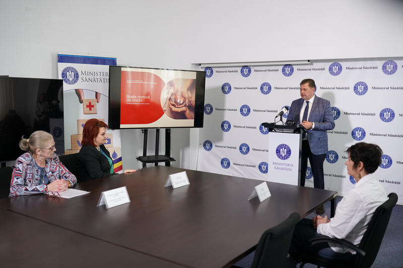 Prima campanie națională de conștientizare dedicată Bolii Cronice de Rinichi, Foto: Societatea Română de Nefrologie
