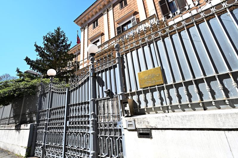 Ambasada Rusiei din Italia, Foto: Andreas SOLARO / AFP / Profimedia