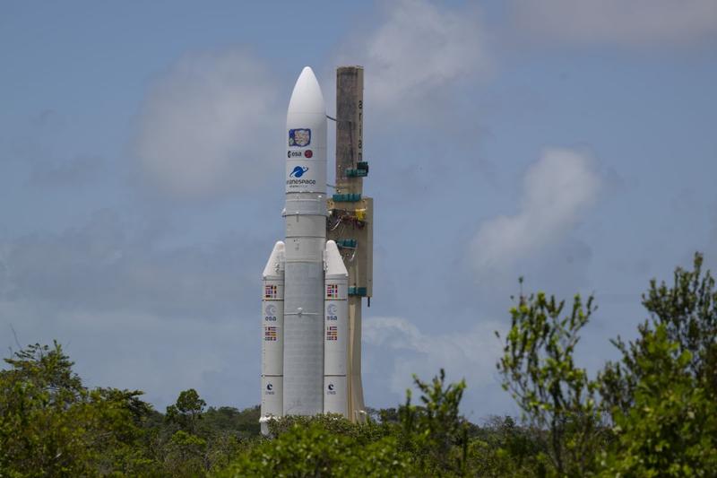 Racheta Ariane 5 si sonda JUICE, Foto: Agentia Spatiala Europeana