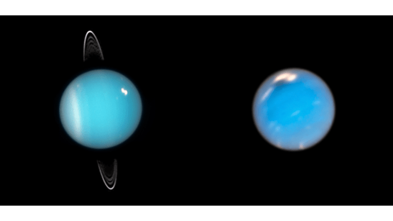 Uranus, fotografiata de telescopul Hubble, Foto: NASA