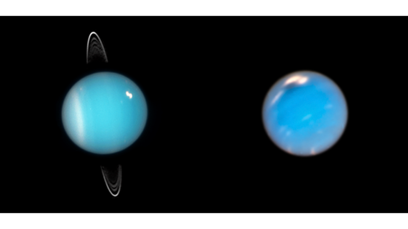 Uranus, fotografiata de telescopul Hubble, Foto: NASA