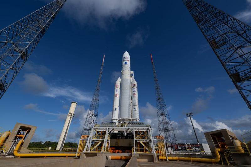 Racheta Ariane 5 si sonda JUICE, Foto: Agentia Spatiala Europeana