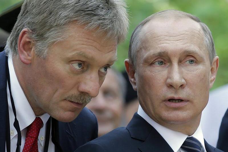 Dmitri Peskov alaturi de Vladimir Putin, Foto: WillWest News / Profimedia Images