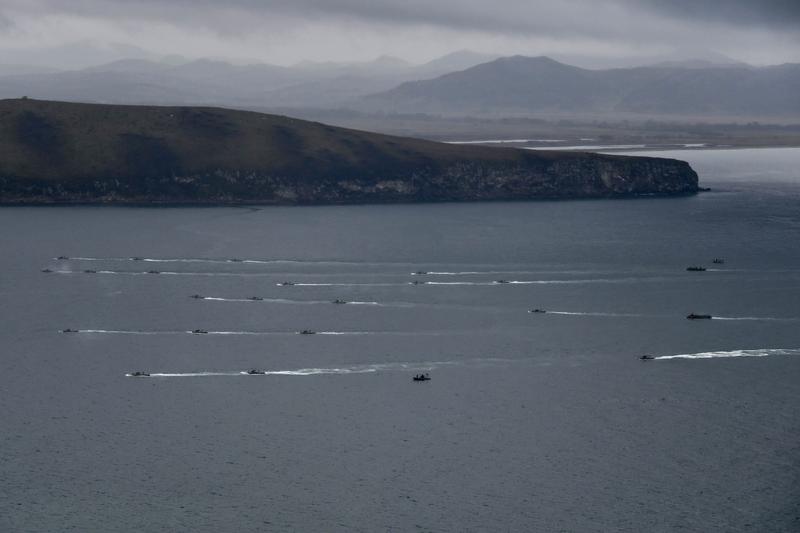 Nave ale flotei ruse din Pacific, Foto: Yuri Smityuk / TASS / Profimedia