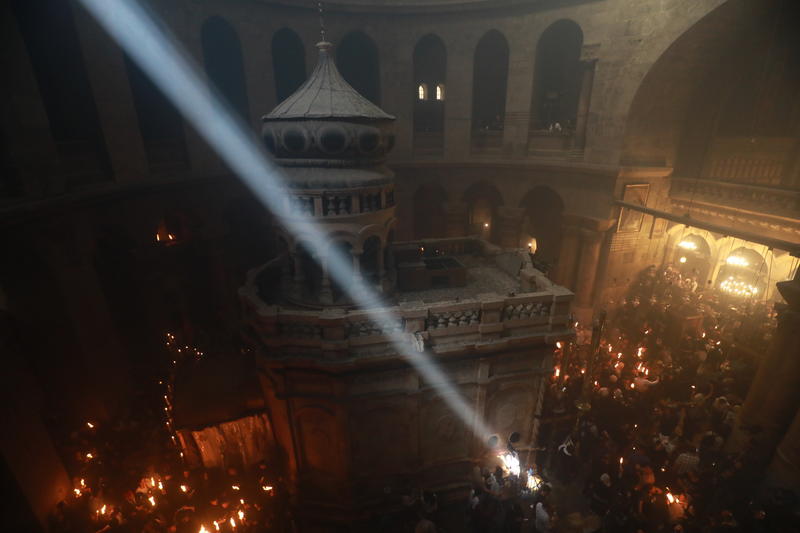 Biserica Sfântului Mormânt din Ierusalim , Foto: Muammar Awad / Xinhua News / Profimedia