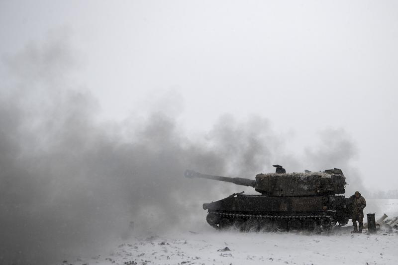 soldati ucraineni operand obuzierul M109, Foto: Mustafa Ciftci / AFP / Profimedia