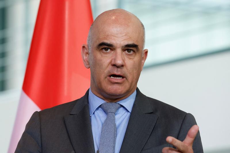 Alain Berset, preşedintele Elveţiei, Foto: Odd ANDERSEN / AFP / Profimedia