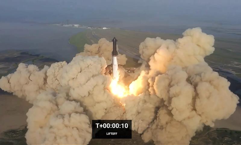 Lansarea SpaceX Starship, Foto: Captura YouTube / SpaceX