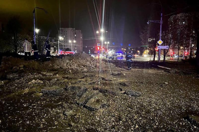 Crater in Belgorod, Foto: Handout / AFP / Profimedia