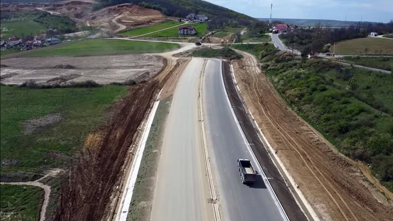 Capatul autostrazii A3 in lucru spre Suplacu de Barcau, Foto: Captura YouTube