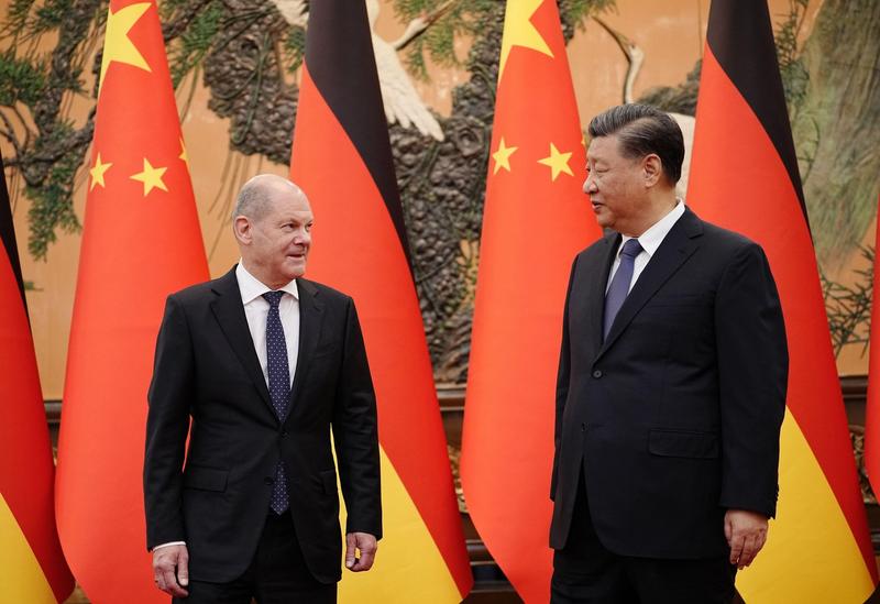 Olaf Scholz alaturi de Xi Jinping, Foto: dpa picture alliance / Alamy / Alamy / Profimedia
