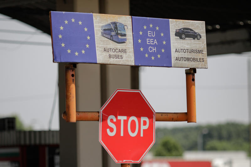 Punctul de trecere al frontierei de la Giurgiu-Ruse, Foto: Inquam Photos / George Călin