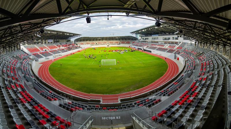 Deschiderea Stadionului Municipal Sibiu, decembrie 2022, Foto: Inquam Photos / Ovidiu Dumitru Matiu