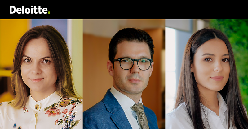 Raluca Bâldea, Emanuel Bondalici, Andreea Pantofaru , Foto: Deloitte Romania