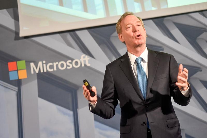 Brad Smith, presedintele Microsoft, Foto: Claudio Furlan/LaPresse/ Profimedia