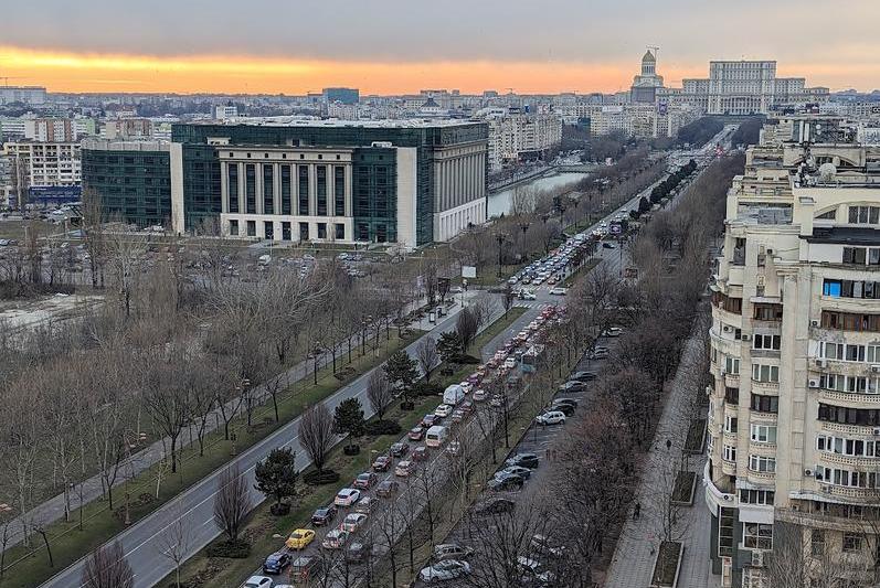 București, bulevardul Unirii, Foto: HotNews.ro / Victor Cozmei