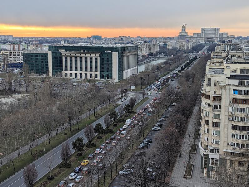 București, bulevardul Unirii, Foto: HotNews.ro / Victor Cozmei