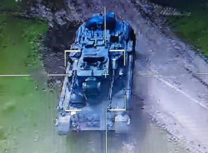 Blindatul Gepard pe care rusii sustineau ca l-au distrus, Foto: Captura video - Tendar