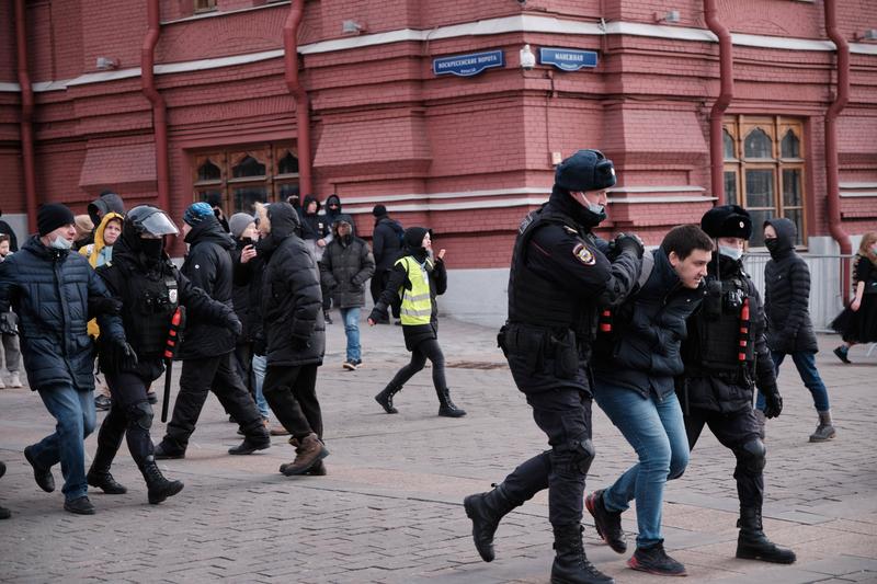 proteste anti-razboi in Rusia in martie 2022, Foto: ANTON KARLINER / Sipa Press / Profimedia