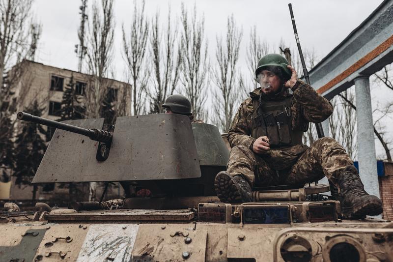 Soldat ucrainean în Bahmut, Foto: AA/ABACA / Abaca Press / Profimedia