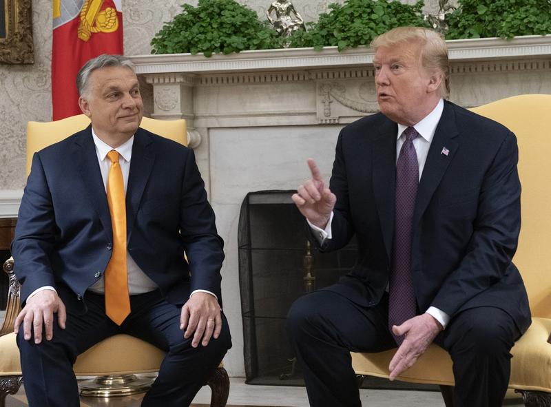 Viktor Orban, primit la Casa Albă de Donald Trump, în mai 2019, Foto: SplashNews.com / Splash / Profimedia