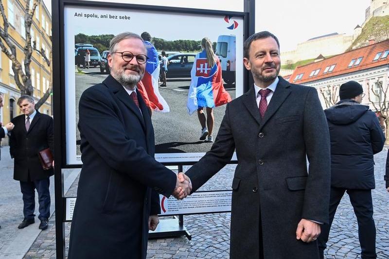 Eduard Heger, Petr Fiala, Foto: Glück Dalibor / ČTK / Profimedia