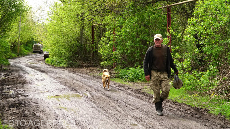 Satul Rai Olexandrivka, din imediata vecinatate a orasului Sloviansk din regiunea Donetk, Foto: AGERPRES