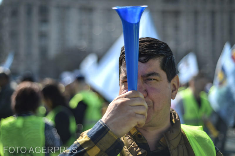 Protest sindicate, Foto: AGERPRES