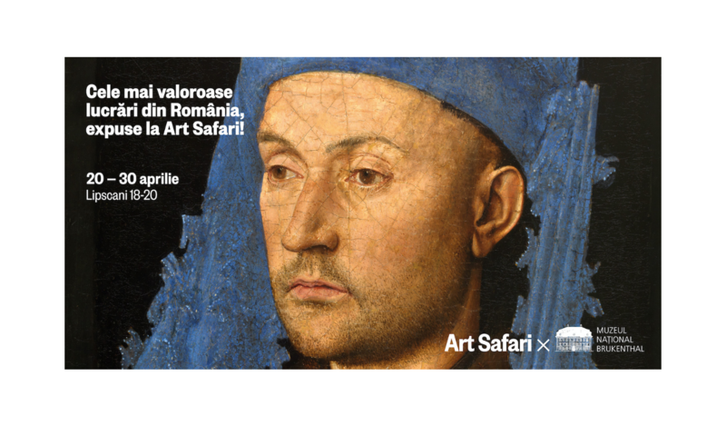 „Omul cu tichie albastră” de Jan van Eyck va putea fi văzută în premieră în inima Bucureștiului, timp de 8 zile, Foto: Art Safari